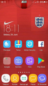 اسکرین شات برنامه England Football Team Wallpaper HD 4