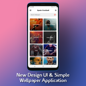 اسکرین شات 1 برنامه Spain Football Team Wallpaper