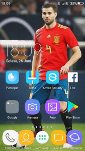 اسکرین شات برنامه Spain Football Team Wallpaper HD 3