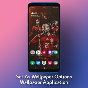 اسکرین شات 4 برنامه Spain Football Team Wallpaper