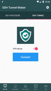 اسکرین شات برنامه SSH/VPN Tunnel Maker 2