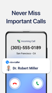 اسکرین شات 2 برنامه ViewCaller: Caller ID & Block