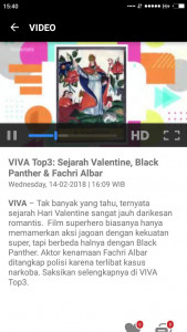 اسکرین شات برنامه VIVA - Berita Terbaru - Streaming tvOne & ANTV 8