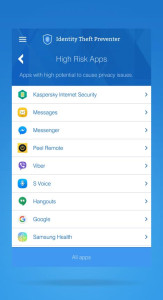 اسکرین شات 4 برنامه Identity Theft Preventer