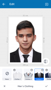 اسکرین شات برنامه ID Photo & Passport Portrait 3