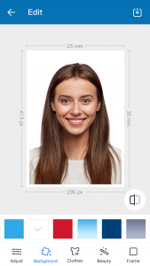 اسکرین شات برنامه ID Photo & Passport Portrait 2