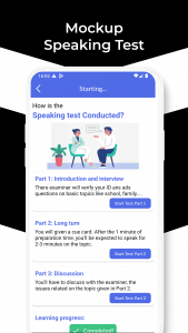 اسکرین شات برنامه IELTS Speaking - Prep Exam 4