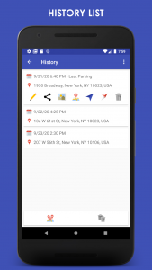 اسکرین شات 5 برنامه ParKing: Where is my car? Find