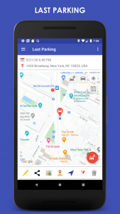 اسکرین شات 1 برنامه ParKing: Where is my car? Find