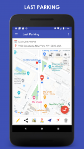 اسکرین شات برنامه ParKing: Where is my car? Find 1