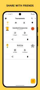 اسکرین شات برنامه Winner - Tournament Maker App 7