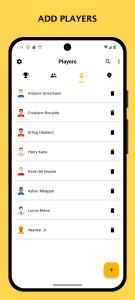 اسکرین شات 3 برنامه Winner - Tournament Maker App