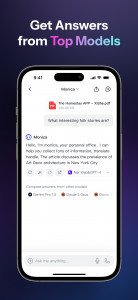 اسکرین شات برنامه Monica AI: Chat, Create & Read 2
