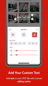 اسکرین شات 1 برنامه Image to PDF Converter App