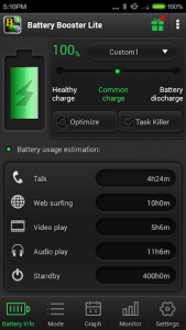 اسکرین شات برنامه Battery Booster Lite 1