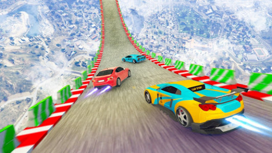 اسکرین شات بازی Mega Stunt Car Race Game - Free Car Games 2020 3