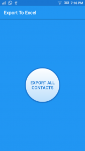 اسکرین شات برنامه Import Export Contacts Excel 2