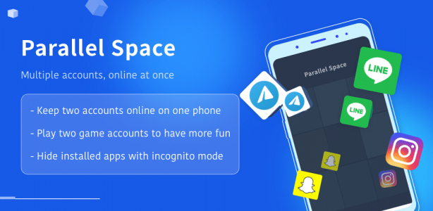 اسکرین شات 5 برنامه Parallel Space - app cloner