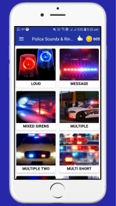 اسکرین شات 3 برنامه Police Sounds Ringtones