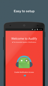 اسکرین شات برنامه Audify - Notification Reader 1