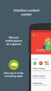 اسکرین شات برنامه Audify - Notification Reader 2