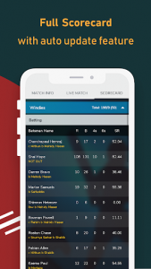 اسکرین شات برنامه Live Line & Cricket Scores - Cricket Exchange 5