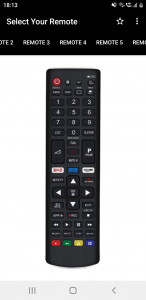 اسکرین شات برنامه LG TV Remote 2