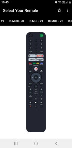 اسکرین شات 2 برنامه Sony TV Remote