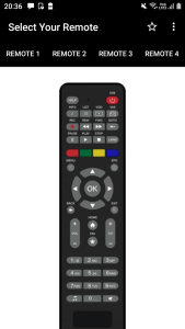 اسکرین شات 1 برنامه GTPL Remote Control Mobile App