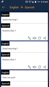 اسکرین شات برنامه Interpreter : Instant Voice & Text Translator 5
