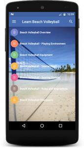 اسکرین شات برنامه Learn Beach Volleyball 1