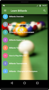 اسکرین شات برنامه Learn Billiards 1