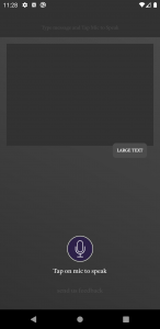 اسکرین شات 1 برنامه Speak Message - Large Text