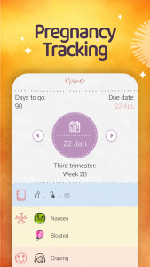 اسکرین شات 4 برنامه Maya - Period & Health