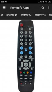 اسکرین شات برنامه Remote Control For SAMSUNG TV 4