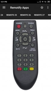 اسکرین شات برنامه Remote Control For SAMSUNG TV 7