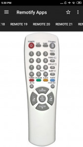 اسکرین شات برنامه Remote Control For SAMSUNG TV 6