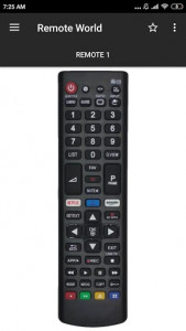 اسکرین شات برنامه Remote Control for LG TV 1