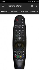 اسکرین شات برنامه Remote Control for LG TV 2