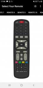 اسکرین شات برنامه Remote Control For Dish TV 8