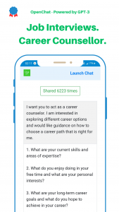 اسکرین شات برنامه OpenChat AI - Smart AI Chatbot 3