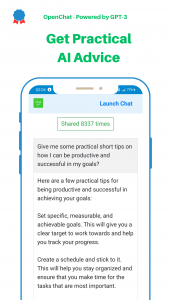 اسکرین شات برنامه OpenChat AI - Smart AI Chatbot 6