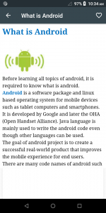 اسکرین شات 4 برنامه Learn - Android Development