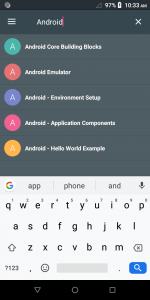 اسکرین شات 7 برنامه Learn - Android Development