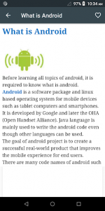 اسکرین شات برنامه Android Development 4