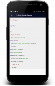 اسکرین شات 3 برنامه Learn - Python Programming