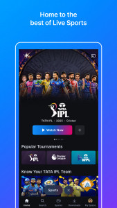 اسکرین شات برنامه JioHotstar 2