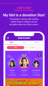 اسکرین شات برنامه STAR PLANET - KPOP Fandom App 6