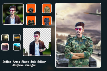اسکرین شات برنامه Indian Army  Photo Suit Editor 2