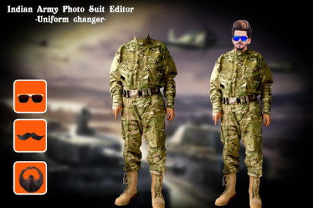 اسکرین شات برنامه Indian Army  Photo Suit Editor 3